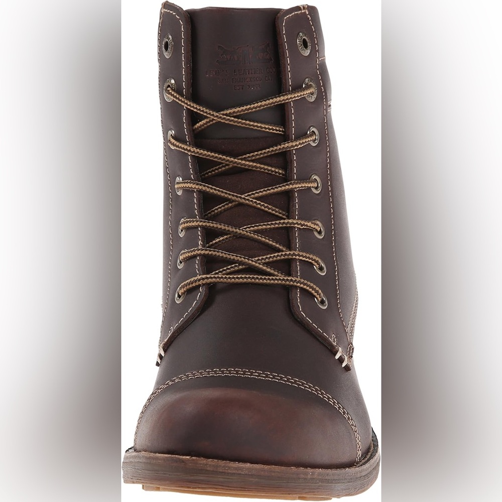 Levi's Men's Lex II Lace-Up Chukka Boots Dark Brown Size 13 NEW IN BOX - Picture 4 of 6